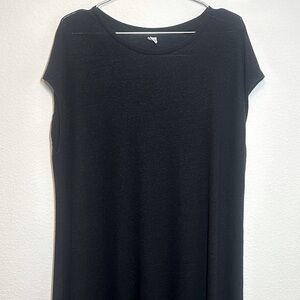 Old Navy Linen Mix Maxi Dress Black XL